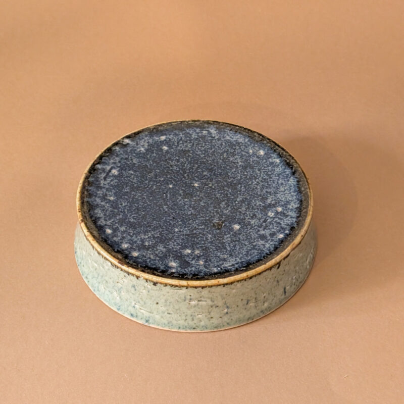 Anrichtplatte - Blue Round Plate