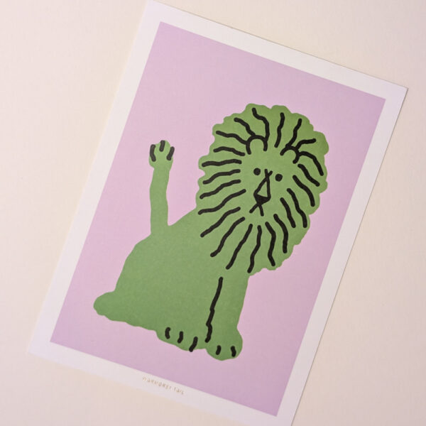 Postkarte - Lion Mint